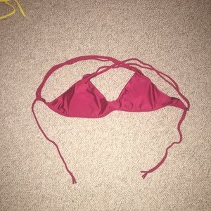 Burgundy bikini